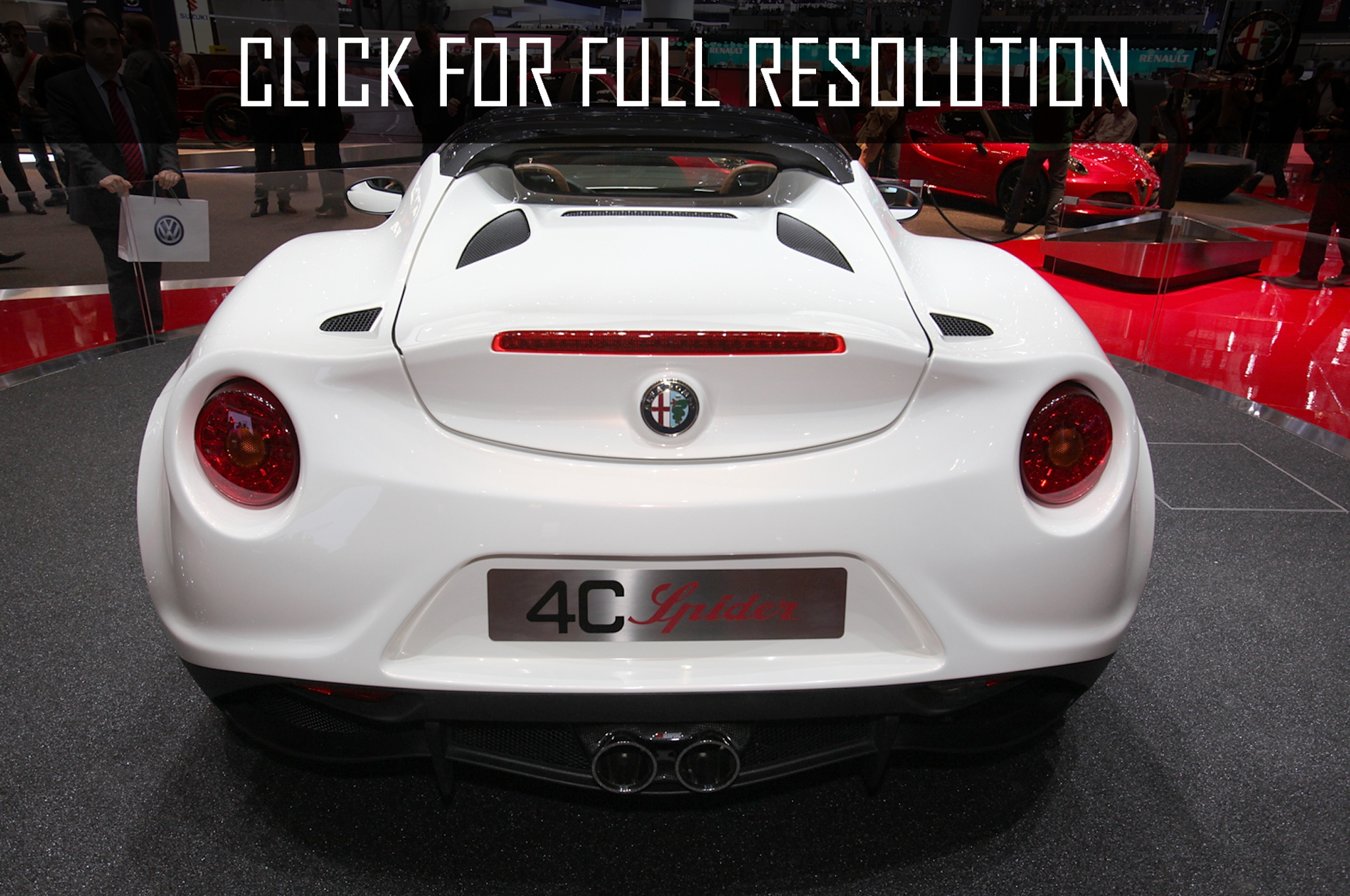 2014 Alfa Romeo 4c Spider