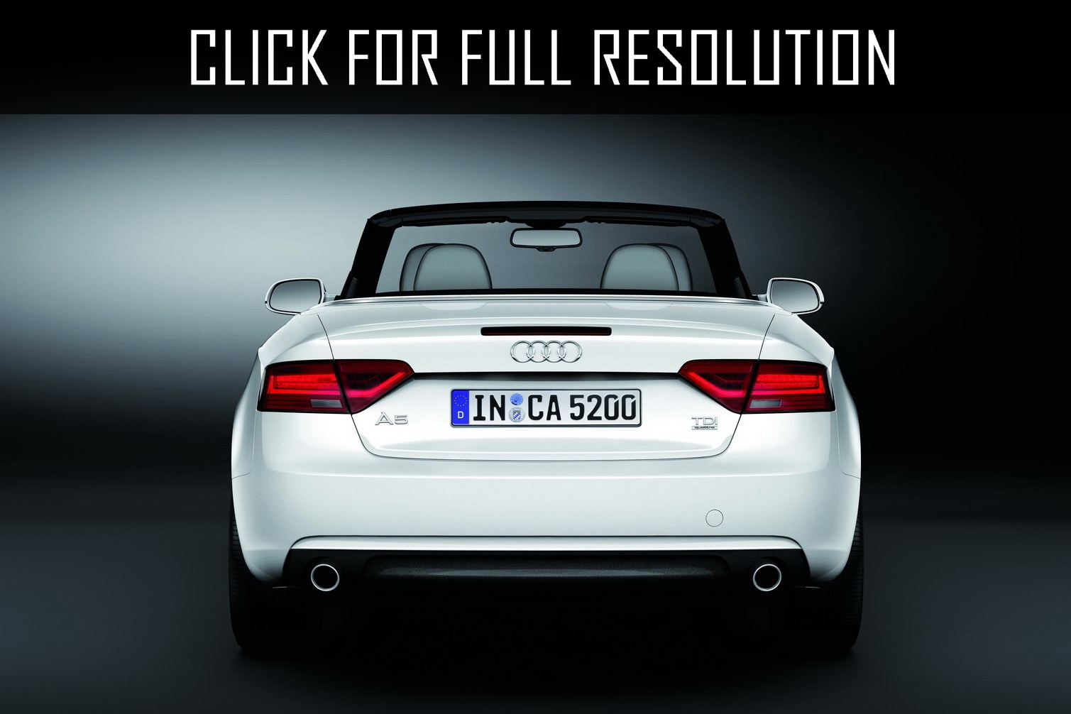 2012 Audi A5 Convertible