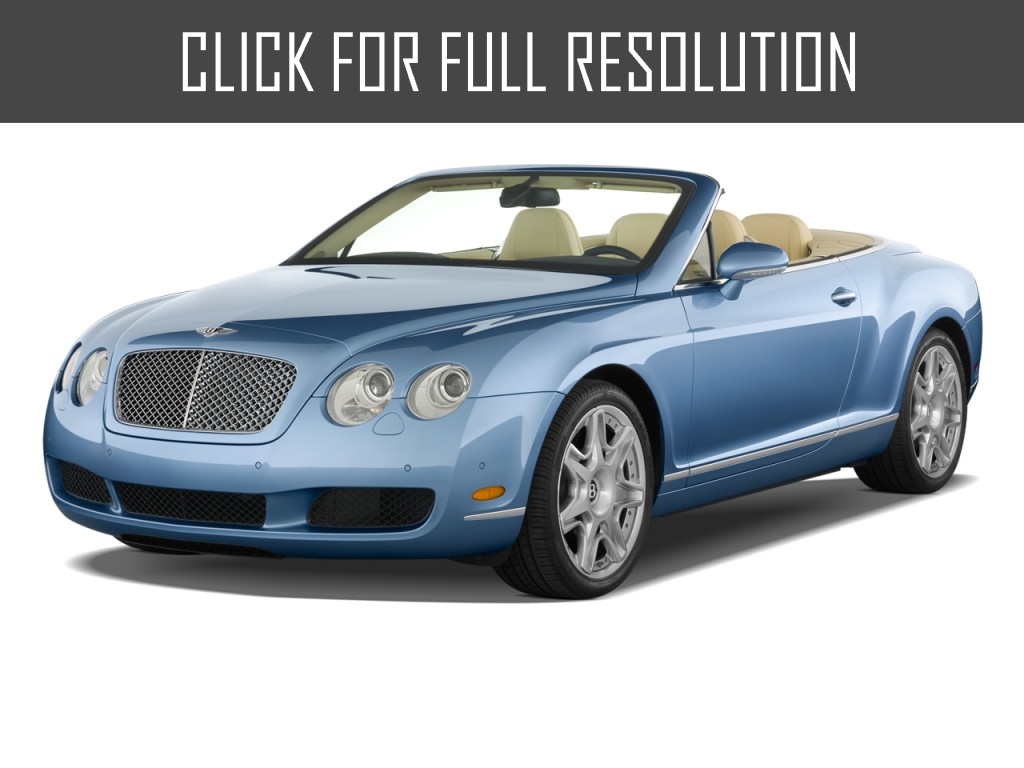 2009 Bentley Continental Gt Convertible