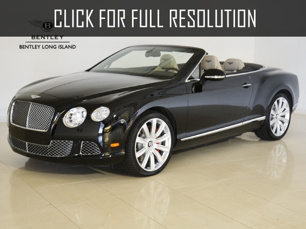2013 Bentley Continental Convertible