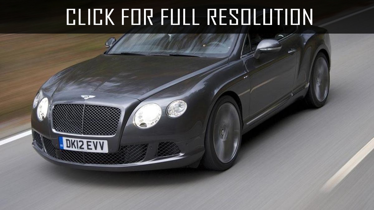 2013 Bentley Continental Gt Speed