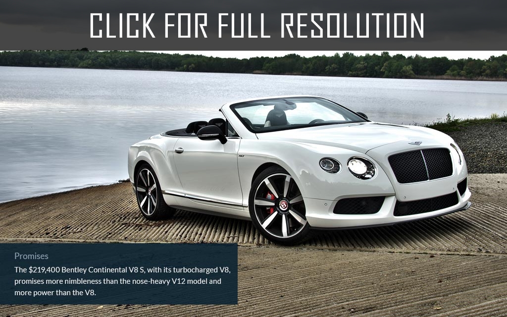 2014 Bentley Continental Convertible