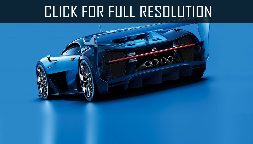 2016 Bugatti Chiron Vision Gt