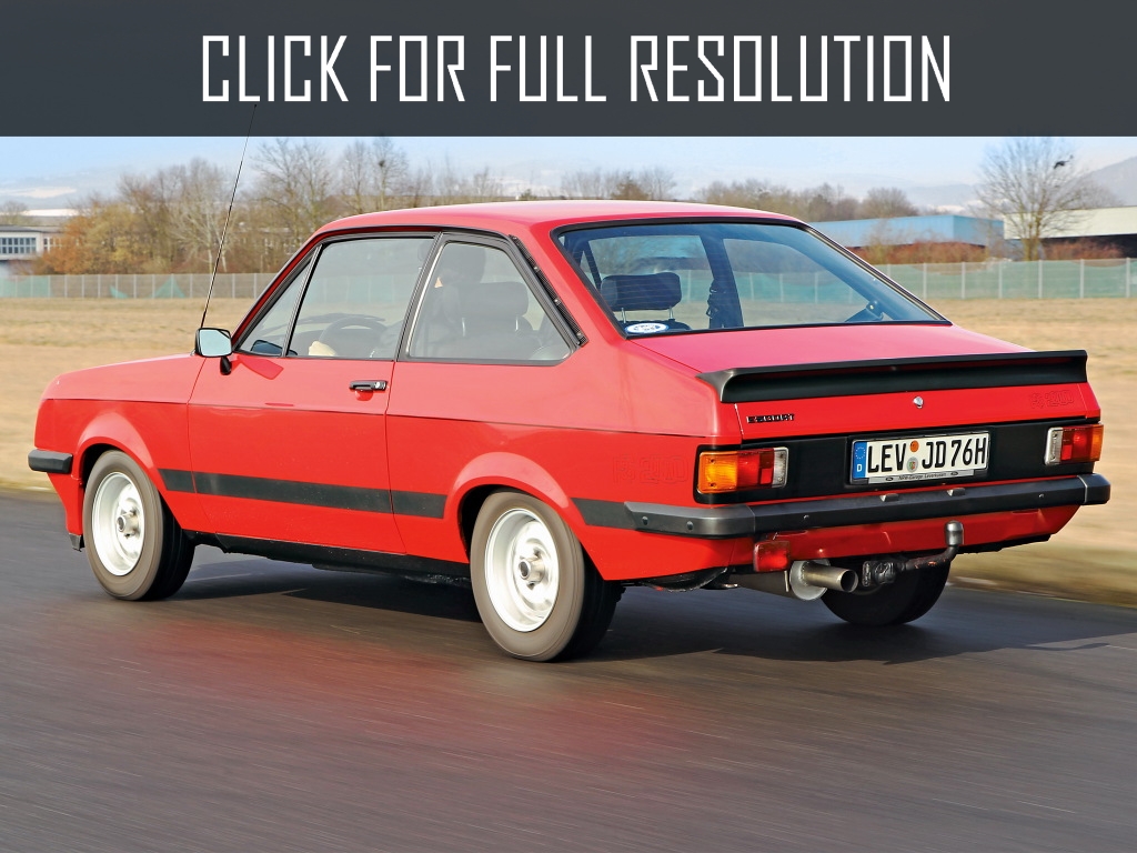 1978 Ford Escort Rs2000