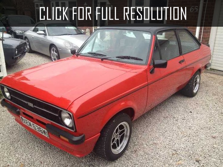 1980 Ford Escort Rs2000