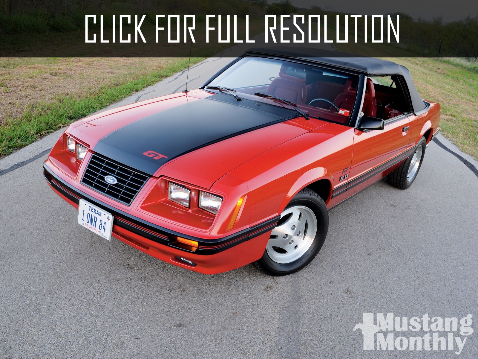 1984 Ford Mustang Convertible News Reviews Msrp Ratings With Amazing Images