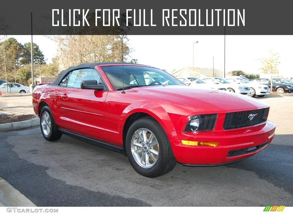 2007 Ford Mustang Convertible