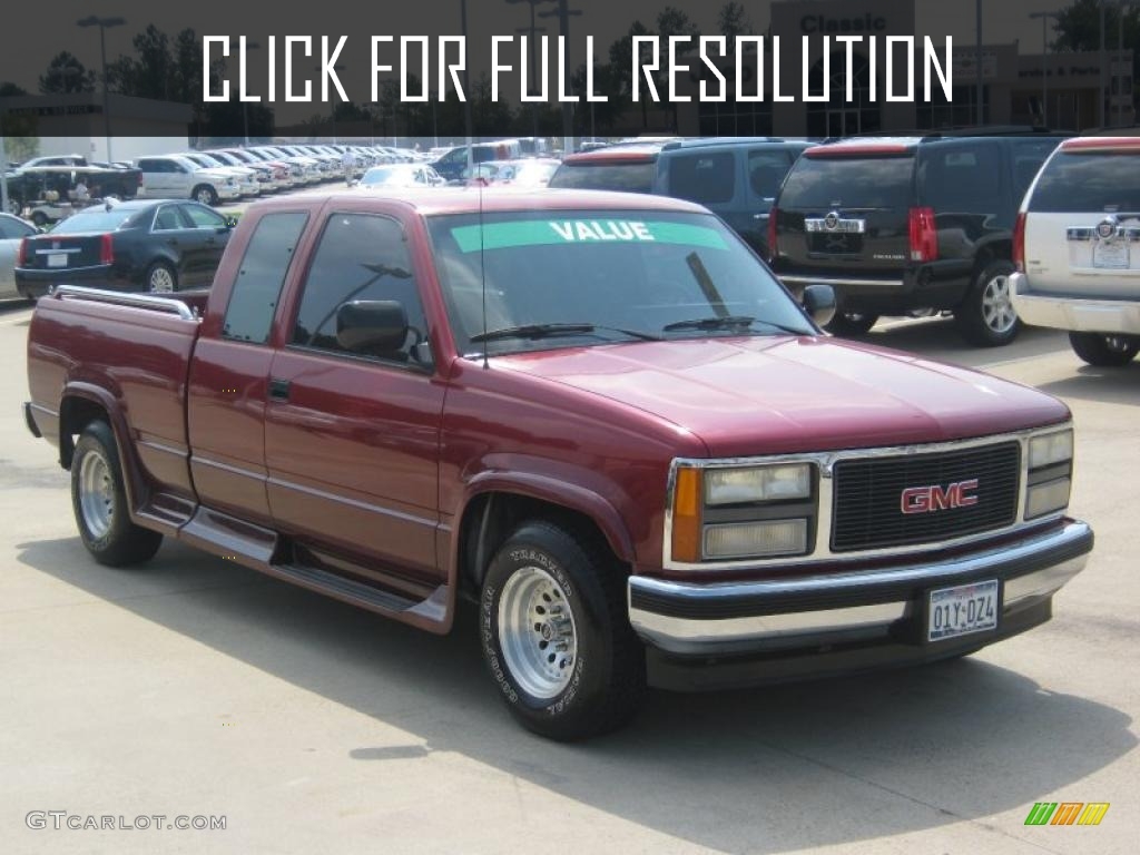 1992 Gmc Sierra Extended Cab