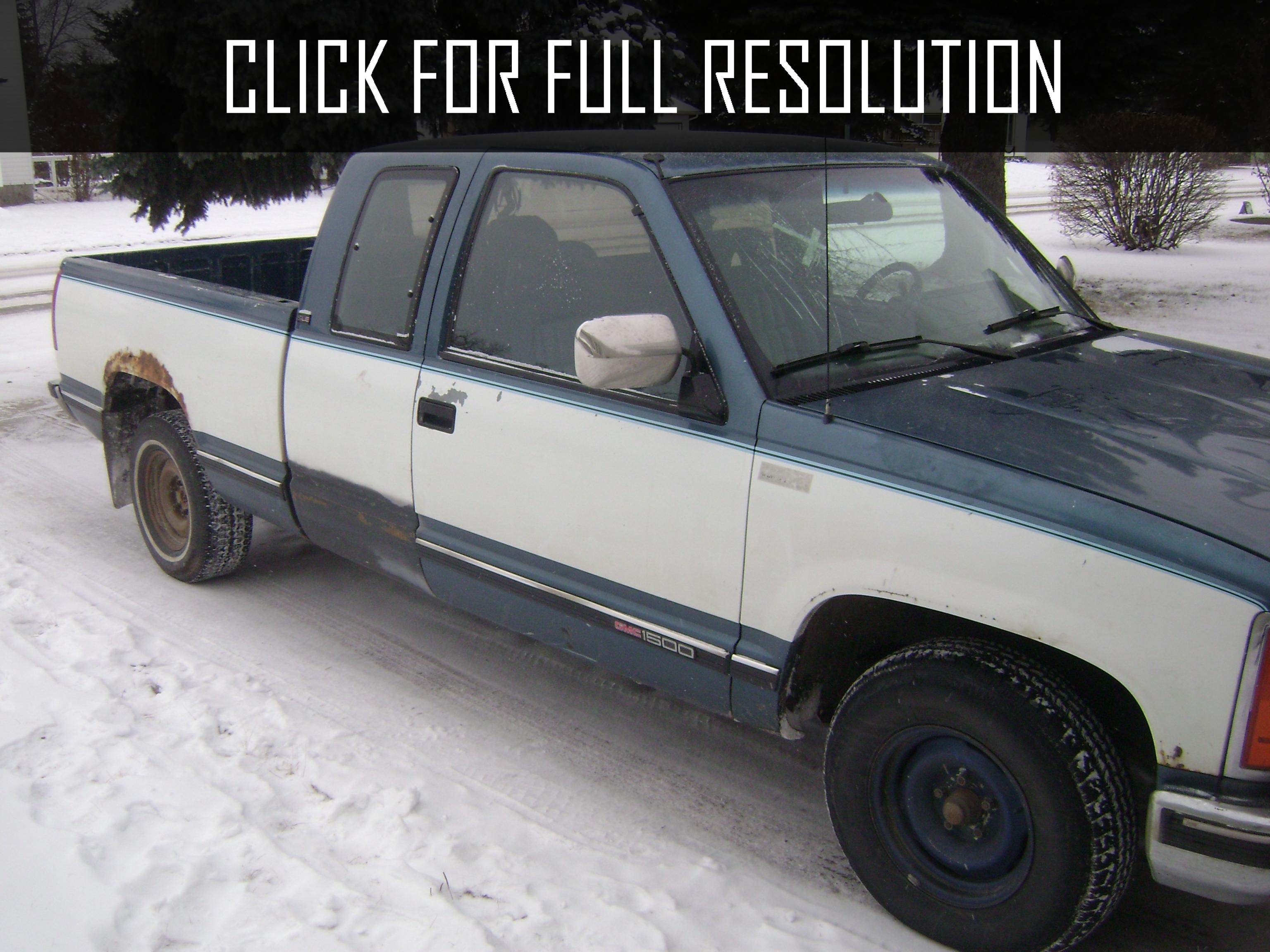 1992 Gmc Sierra Extended Cab