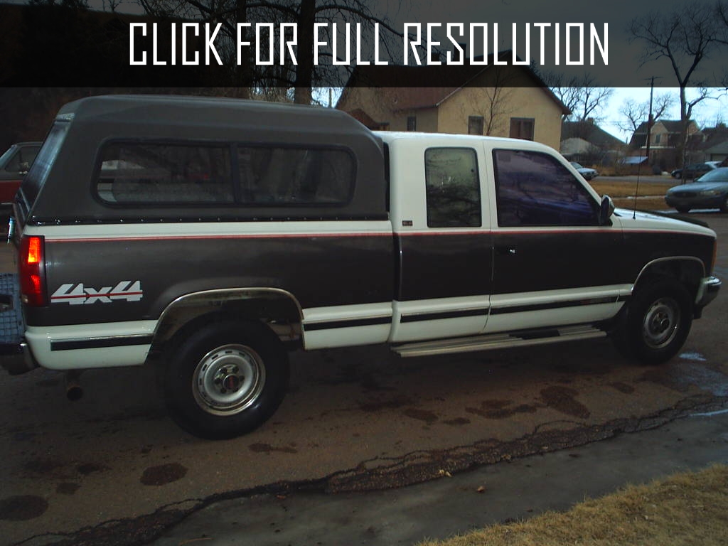 1992 Gmc Sierra Extended Cab