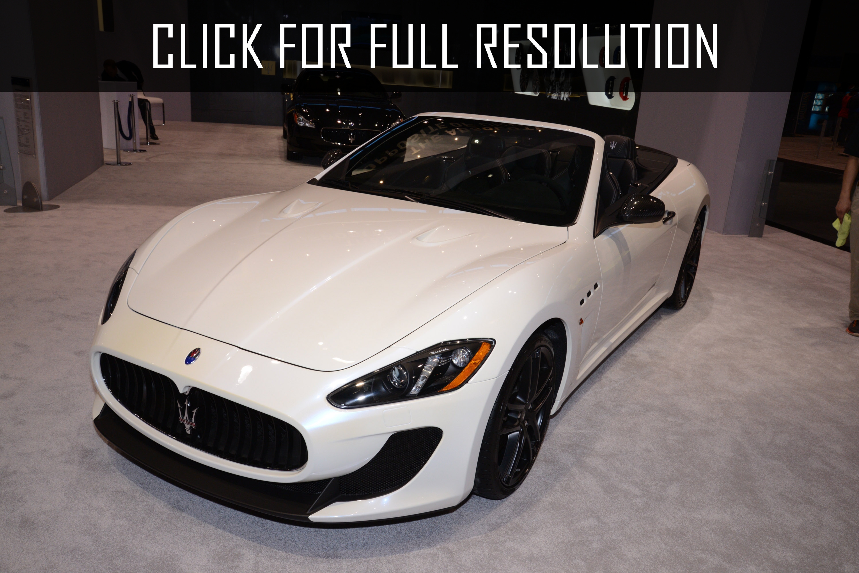 2014 Maserati Granturismo Convertible