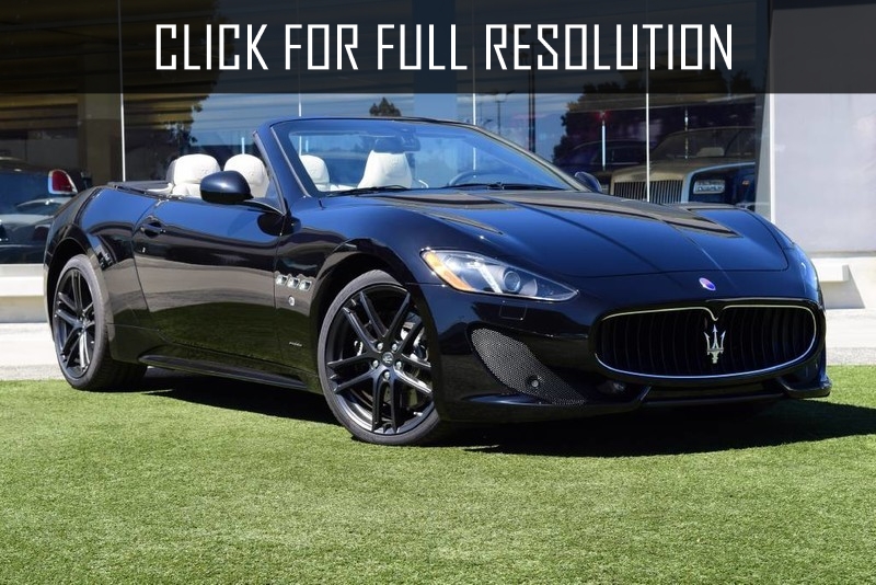 2017 Maserati Granturismo Convertible