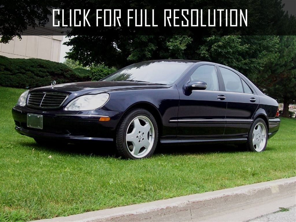 2002 Mercedes Benz S Class Sedan