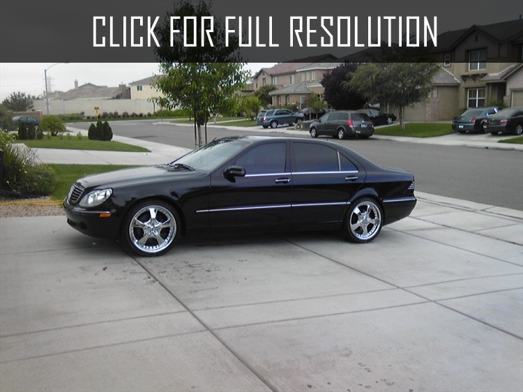 2002 Mercedes Benz S Class Sedan