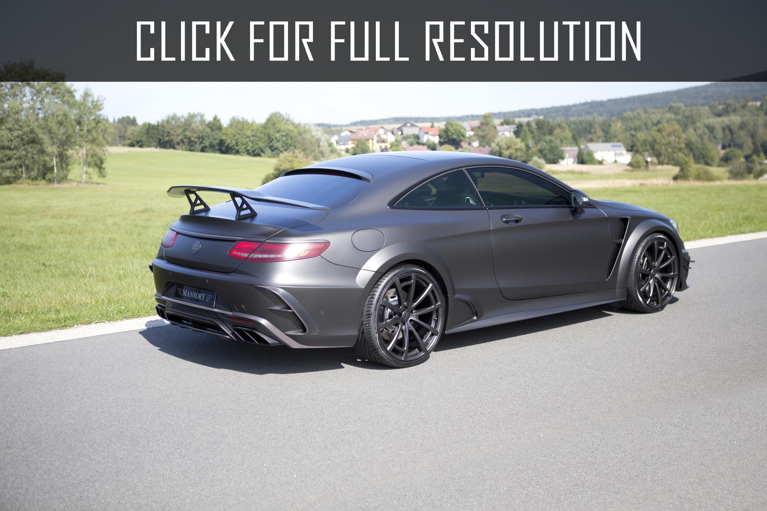 2016 Mercedes Benz S Class Coupe Amg