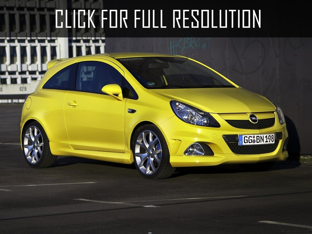 2014 Opel Corsa Opc