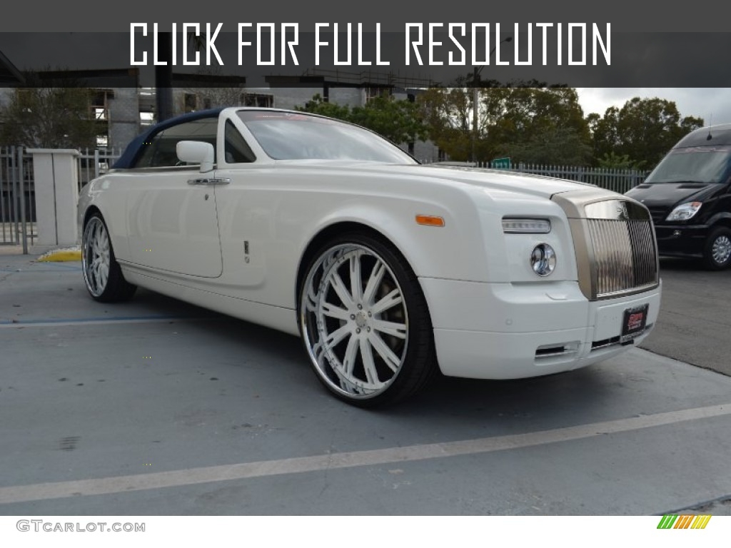 2009 Rolls Royce Phantom Drophead Coupe