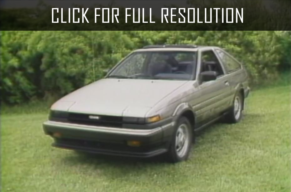 1985 Toyota Corolla Gts