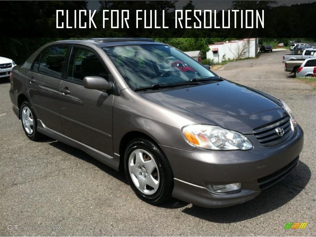 2003 Toyota Corolla S - news, reviews, msrp, ratings with amazing images