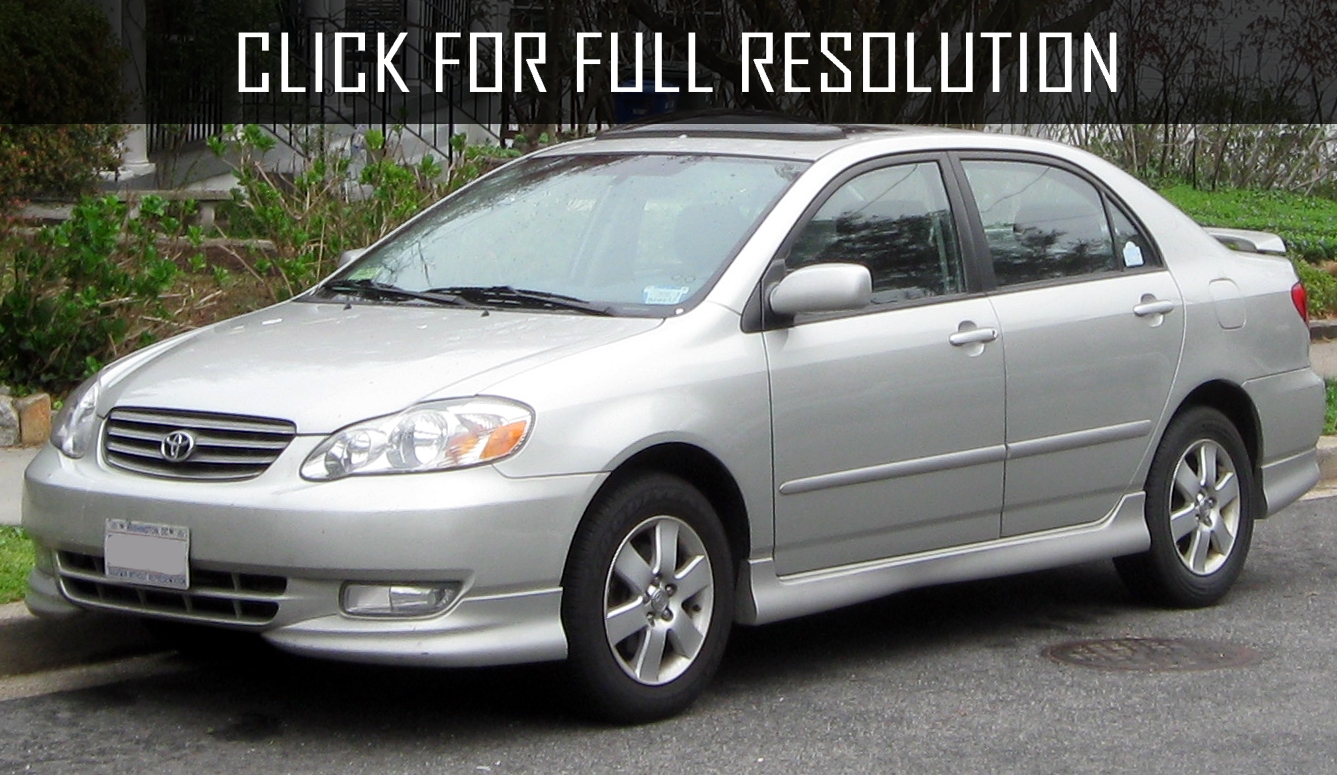 2004 Toyota Corolla S best image gallery #6/17 - share and download