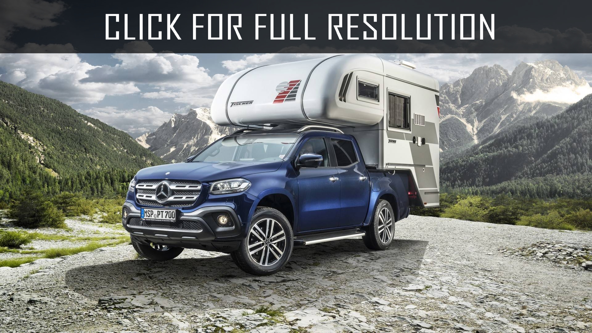 Mercedes benz x class for camping